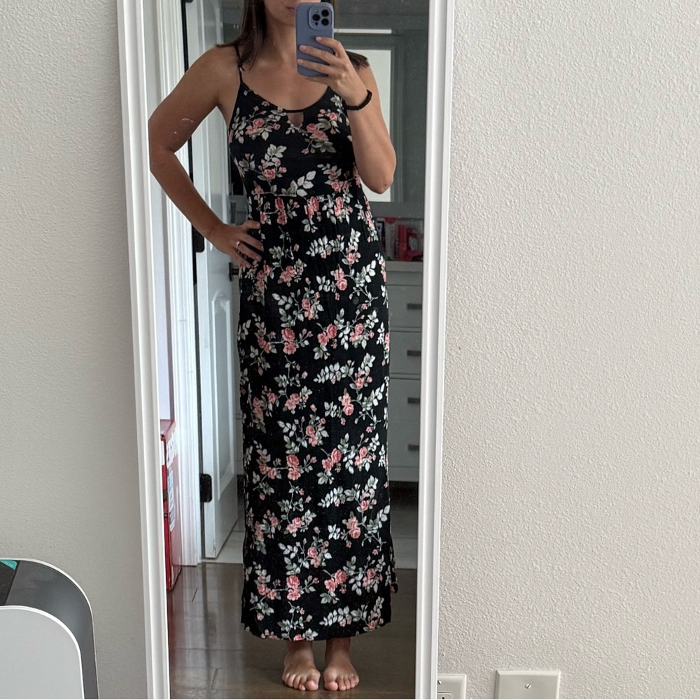 American Eagle Outfitters Black Floral Dress